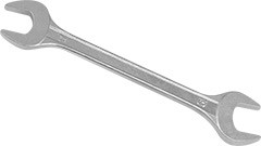 00217 Klucz płaski dwustronny 17x19mm