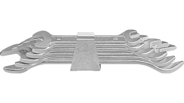 00242 Kpl.kluczy płaskich dwustronnych 8-19mm/  6szt.