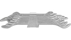 00242 Kpl.kluczy płaskich dwustronnych 8-19mm/  6szt.