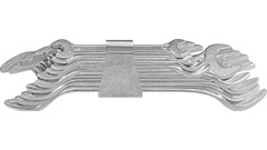 00245 Kpl.kluczy płaskich dwustronnych 6-27mm/10szt.