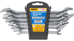 00291 Kpl.kluczy płaskich dwustronnych 6-17mm/  6szt._(CrV)