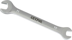 00310 Klucz płaski dwustronny 10x11mm*(CrV)_polerowany