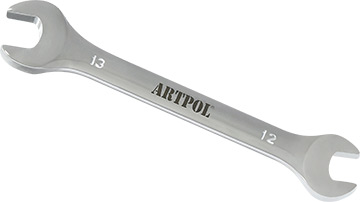 00312 Klucz płaski dwustronny 12x13mm*(CrV)_polerowany