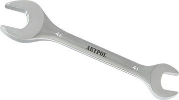 00335 Klucz płaski dwustronny 41x46mm_(CrV)-polerowany