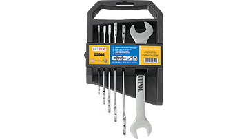 00341 Kpl.kluczy płaskich dwustronnych 6-17mm/  6szt.*(CrV)_polerowane