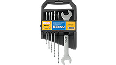 00341 Kpl.kluczy płaskich dwustronnych 6-17mm/  6szt.*(CrV)_polerowane