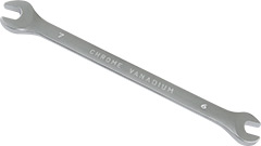 00356-W Klucz płaski dwustronny   6x  7mm_(CrV)-satynowany