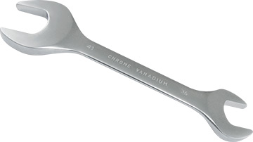 00383-W Klucz płaski dwustronny 36x41mm*(CrV)_satynowany