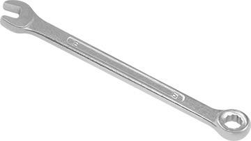 00406 Klucz płasko-oczkowy   6mm