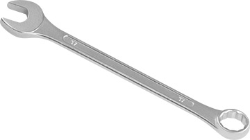 00417 Klucz płasko-oczkowy 17mm