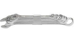 00440 Kpl.kluczy płasko-oczkowych 6-17mm/  6szt.