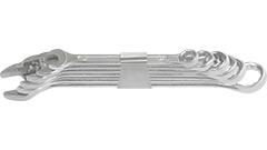 00441 Kpl.kluczy płasko-oczkowych 8-17mm/  6szt.