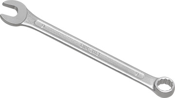 00459 Klucz płasko-oczkowy   9mm_(CrV)