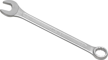 00467 Klucz płasko-oczkowy 17mm_(CrV)