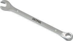 00506 Klucz płasko-oczkowy   6mm_(CrV)-polerowany