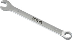 00508 Klucz płasko-oczkowy   8mm_(CrV)-polerowany