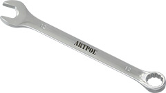 00512 Klucz płasko-oczkowy 12mm_(CrV)-polerowany