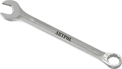 00517 Klucz płasko-oczkowy 17mm_(CrV)-polerowany