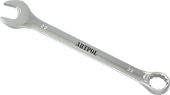 00522 Klucz płasko-oczkowy 22mm_(CrV)-polerowany