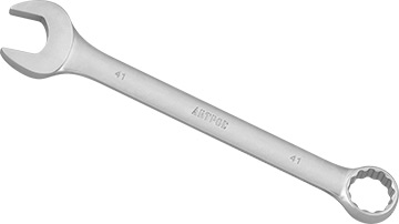 00585 Klucz płasko-oczkowy 41mm_(CrV)-satynowany