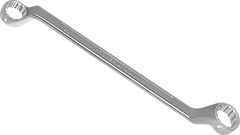 00870 Klucz oczkowy odgięty 20x22mm_(CrV)