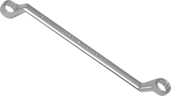 00914 Klucz oczkowy odgięty 14x15mm_(CrV)-polerowany