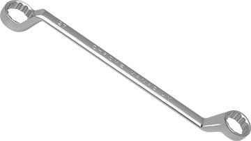 00924 Klucz oczkowy odgięty 24x27mm_(CrV)-polerowany