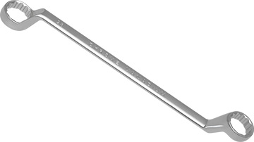 00925 Klucz oczkowy odgięty 25x28mm_(CrV)-polerowany
