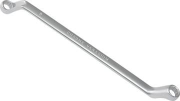 00958-W Klucz oczkowy odgięty   8x  9mm_(CrV)-satynowany