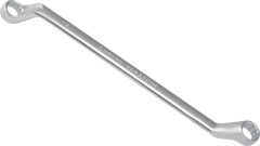 00960-W Klucz oczkowy odgięty 10x11mm_(CrV)-satynowany