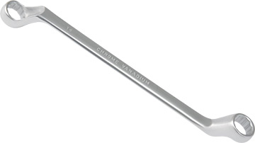 00966-W Klucz oczkowy odgięty 16x17mm_(CrV)-satynowany