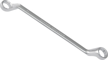 00971-W Klucz oczkowy odgięty 21x23mm_(CrV)-satynowany