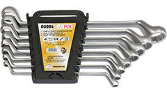 00994-W Kpl.kluczy oczkowych 6-22mm/  8szt._(CrV)-satynowany