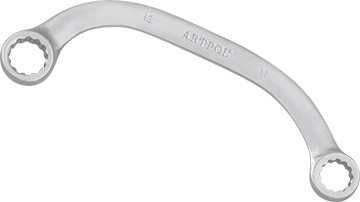 01061 Klucz oczkowy typ "C" 11x13mm_(CrV-satynowany)