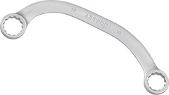 01066 Klucz oczkowy typ "C" 16x17mm_(CrV-satynowany)