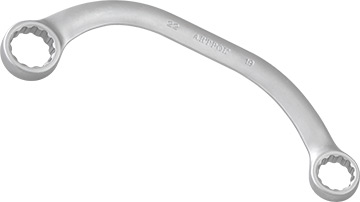01069 Klucz oczkowy typ "C" 19x22mm_(CrV-satynowany)