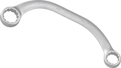 01069 Klucz oczkowy typ "C" 19x22mm_(CrV-satynowany)