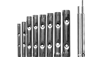 01644 Kpl.kluczy rurowych dwustronnych 6-22mm/10szt.