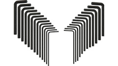 01896 Kpl.kluczy imbusowych 1.3-10.0mm/25szt.