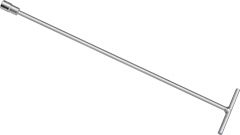 01930 Klucz trzpieniowy nasadowy 10x400mm_(CrV)