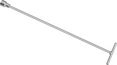 01933 Klucz trzpieniowy nasadowy 13x400mm_(CrV)