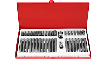 02614 Kpl.kluczy Torx T20-T55/40szt._(CrV)