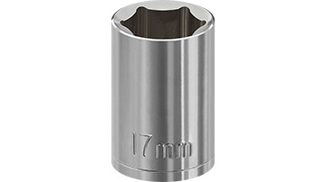03017 Klucz nasadowy 1/2"-17mm_  6-kątny
