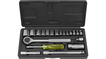 05221 Zestaw narzędziowy   20szt.-3/8"_(  4-17mm)_nasadowy