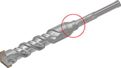 44045 Wiertło widiowe 45x340mm /1szt., uchwyt SDS-max, KVS-[S4], DIN8035, 1-ostrzowa głowica wiercąca