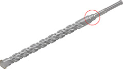 44088 Wiertło widiowe 38x540mm /1szt., uchwyt SDS-max, KVS-[S4], DIN8035, 1-ostrzowa głowica wiercąca