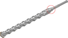 44095 Wiertło widiowe 45x540mm /1szt., uchwyt SDS-max, KVS-[S4], DIN8035, 1-ostrzowa głowica wiercąca