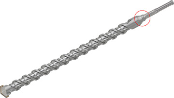 44149 Wiertło widiowe 50x740mm /1szt., uchwyt SDS-max, KVS-[S4], DIN8035, 1-ostrzowa głowica wiercąca