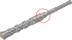 44338 Wiertło widiowe 38x340mm /1szt., uchwyt SDS-max, KVS-[S4], DIN8035, krzyżowa głowica wiercąca CROSS