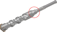 44345 Wiertło widiowe 45x340mm /1szt., uchwyt SDS-max, KVS-[S4], DIN8035, krzyżowa głowica wiercąca CROSS